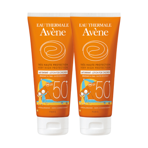 Avene SUN Dječje mlijeko za zaštitu od sunca SPF50+ PROMO 1+1 GRATIS 100ml + 100ml