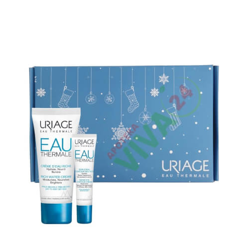 Uriage Set Eau thermale bogata krema + krema oko očiju GRATIS 40ml + 15ml