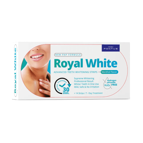 Pontus Royal White trakice za izbjeljivanje zuba 14 trakica