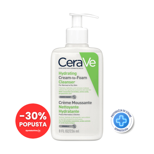 CeraVe Hidratantna kremasto - pjenušava emulzija za čišćenje 236ml
