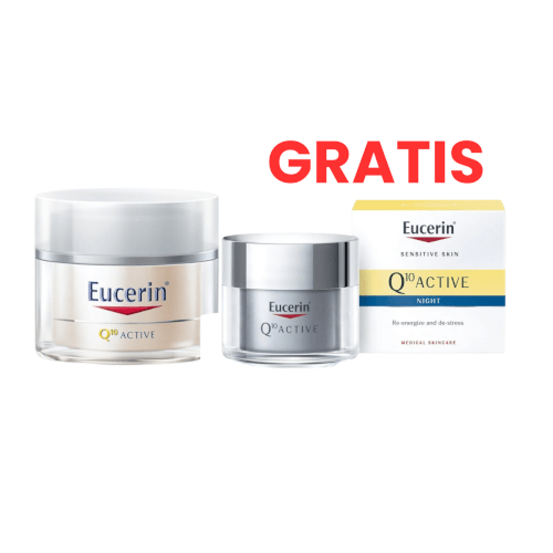 Eucerin PROMO Q10 Active dnevna krema + noćna krema 50ml + 50ml