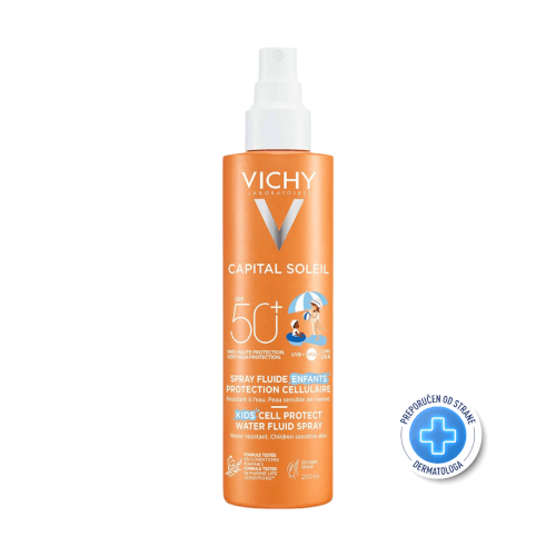 Vichy Capital Soleil Vodeni Fluid u spreju za djecu SPF50+ 200ml