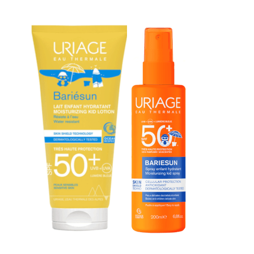 Uriage PROMO Bariesun Losion KIDS SPF50+ Sprej SPF50+ 100ml + 200ml