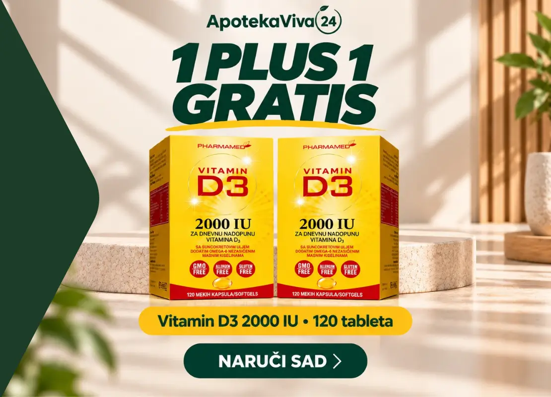 Pharmamed Vitamin D 2000IU 1+1