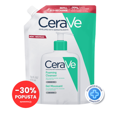 CeraVe Pjenušavi gel za čišćenje REFILL 473ml