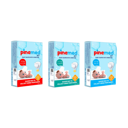 Pine Med Pelene za bebe sa kesom za urin 2 komada