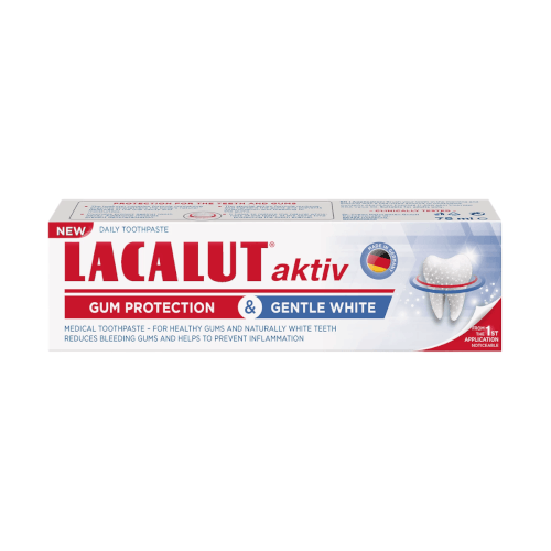 Dr. Theiss Lacalut zubna pasta aktiv gum protection & gentle white 75ml