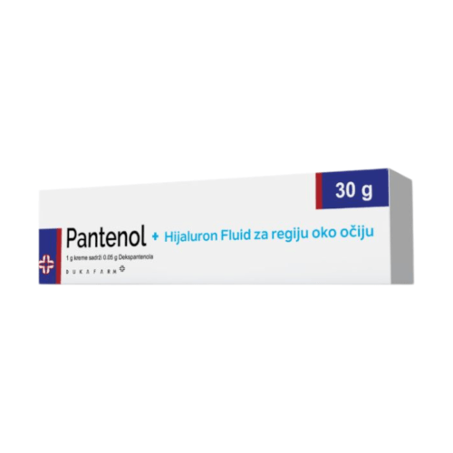 Dukafarm Pantenol + Hijaluron fluid za područje oko očiju 30G