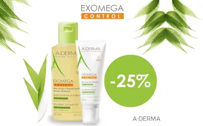 A-Derma Exomega Contol - POPUST 25% do 14.02.2022.