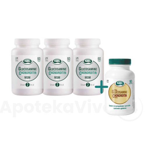 Nobel Paket "Zdravlje zglobova 3+1" 90 + 60 + 60 + 60 tableta