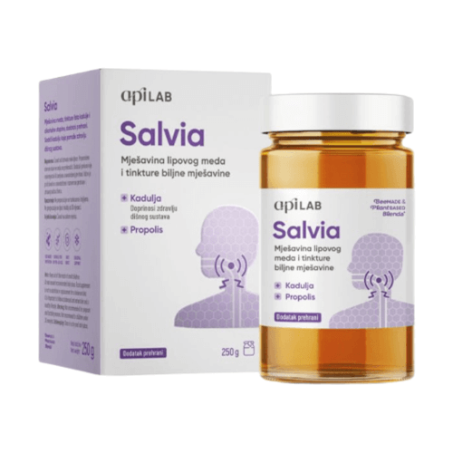 ApiLAB Salvia med za grlo 250 g