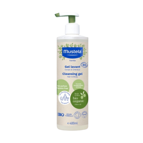 Mustela BioOrganic Gel za kupanje 400 ml