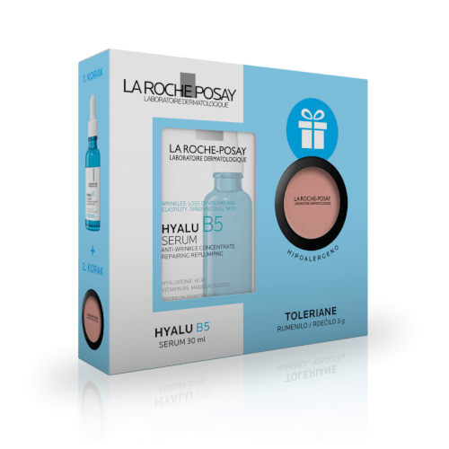 La Roche-Posay Hyalu B5 serum + Rumenilo GRATIS 30ml + 5g